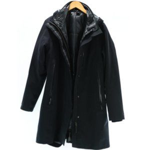 KJUS BLACK TWO LAYER LADIES SKI JACKET SIZE X-LARGE NEW WITH TAGS